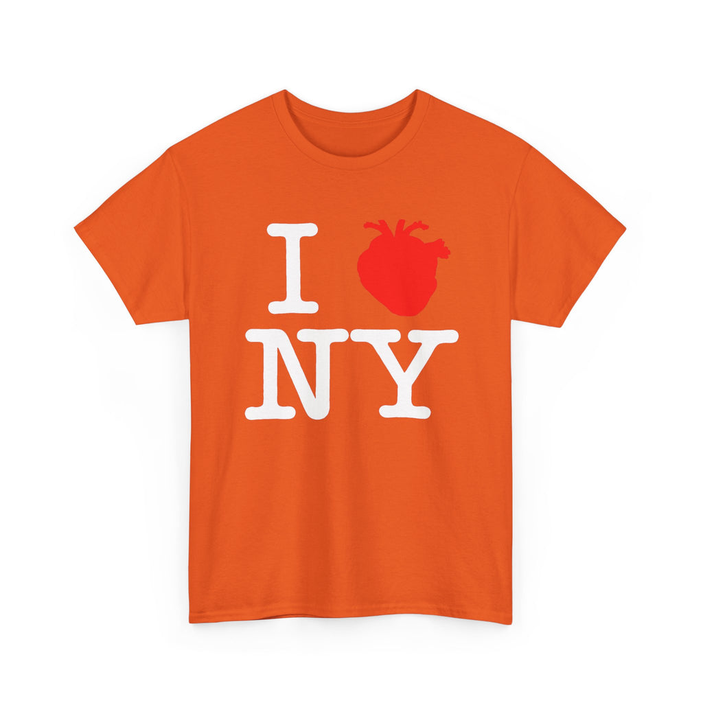 I  NY Anatomical Heart T‑Shirt — NYC Souvenir Tee