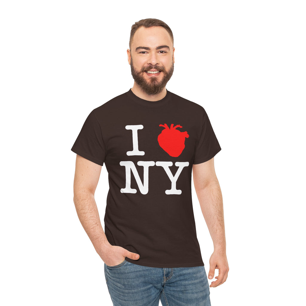 I  NY Anatomical Heart T‑Shirt — NYC Souvenir Tee