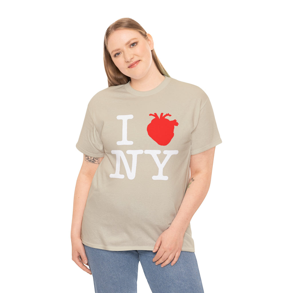 I  NY Anatomical Heart T‑Shirt — NYC Souvenir Tee