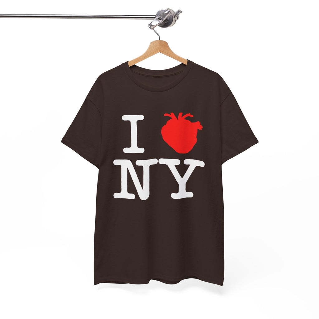I  NY Anatomical Heart T‑Shirt — NYC Souvenir Tee
