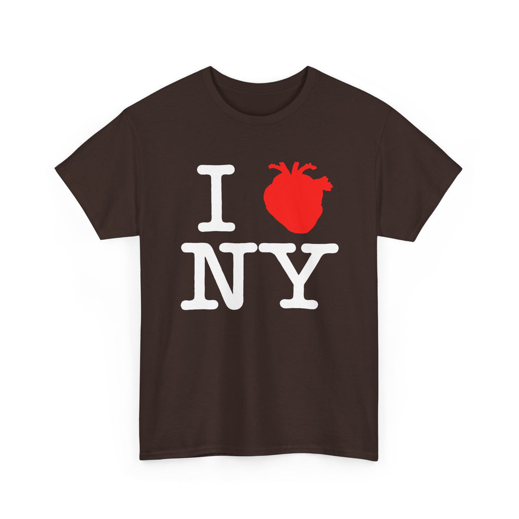 I  NY Anatomical Heart T‑Shirt — NYC Souvenir Tee