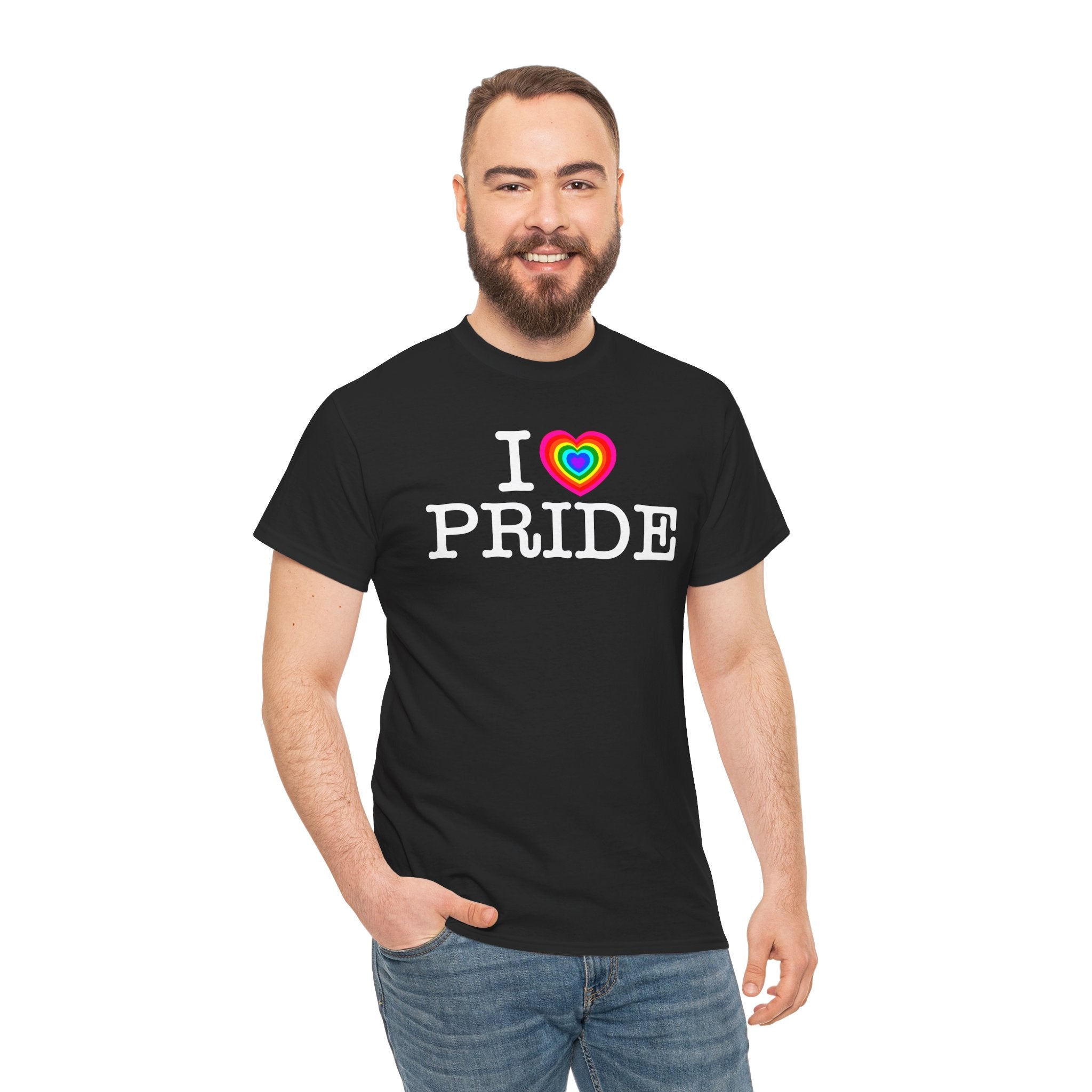 I Heart PRIDE Rainbow Heart — Classic I LOVE New York NY T-Shirt