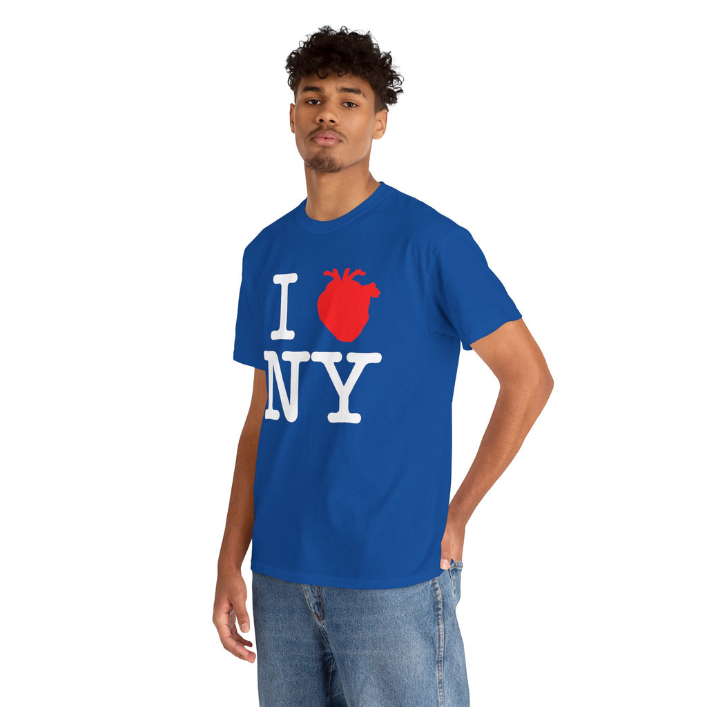 I  NY Anatomical Heart T‑Shirt — NYC Souvenir Tee