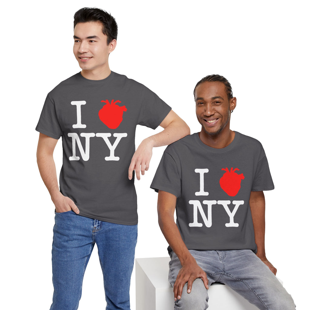 I  NY Anatomical Heart T‑Shirt — NYC Souvenir Tee
