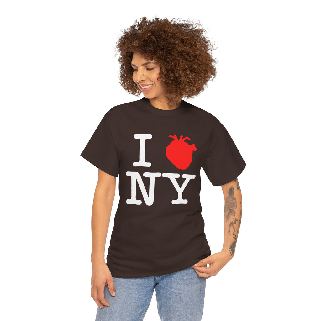 I  NY Anatomical Heart T‑Shirt — NYC Souvenir Tee