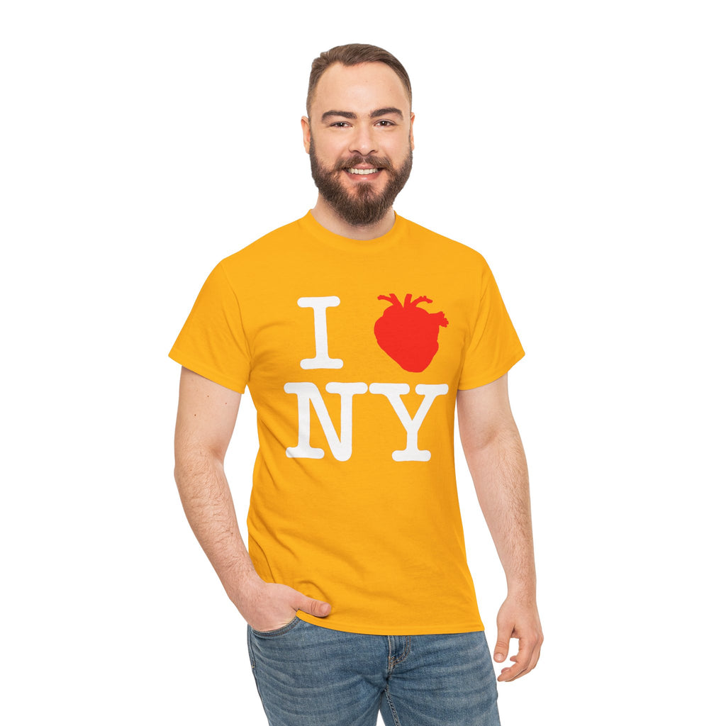 I  NY Anatomical Heart T‑Shirt — NYC Souvenir Tee