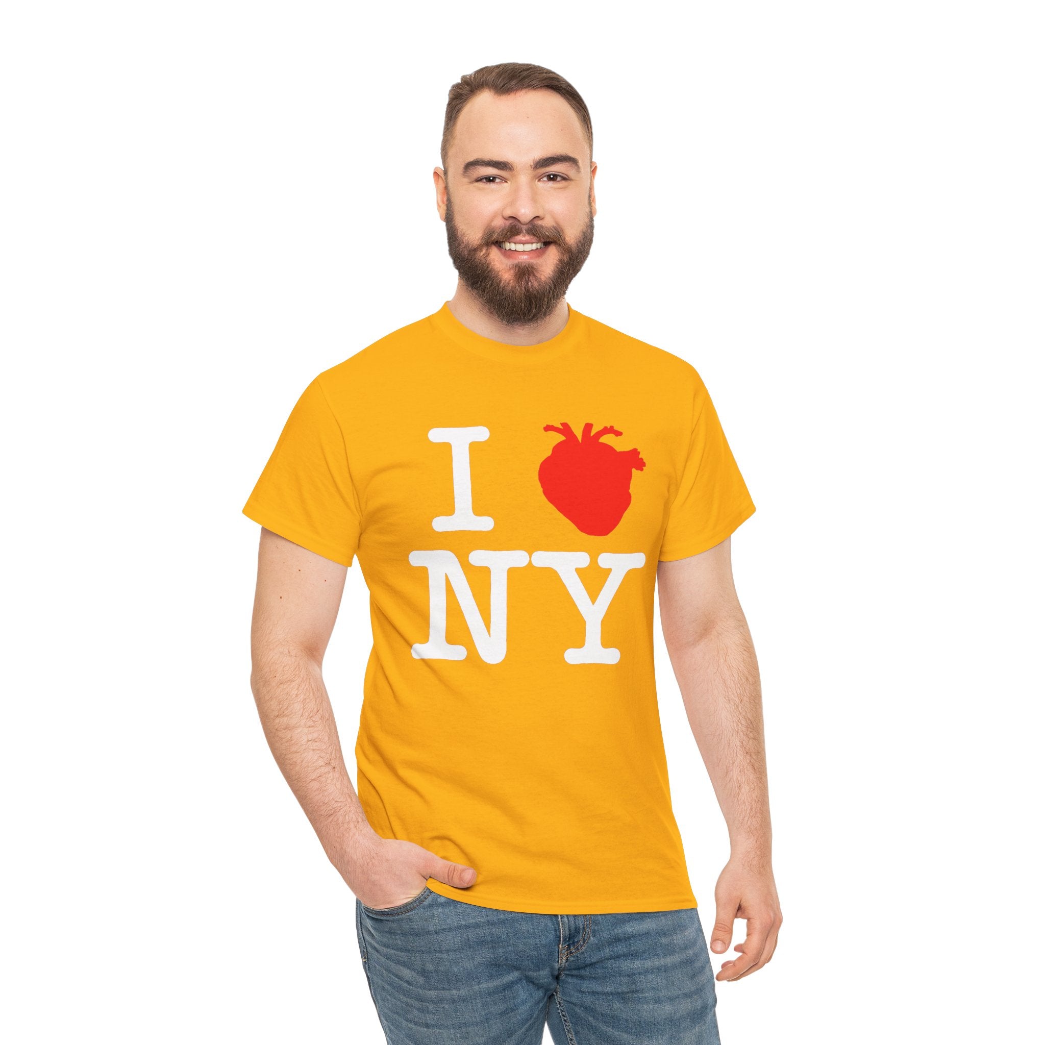 I  NY Anatomical Heart T‑Shirt — NYC Souvenir Tee