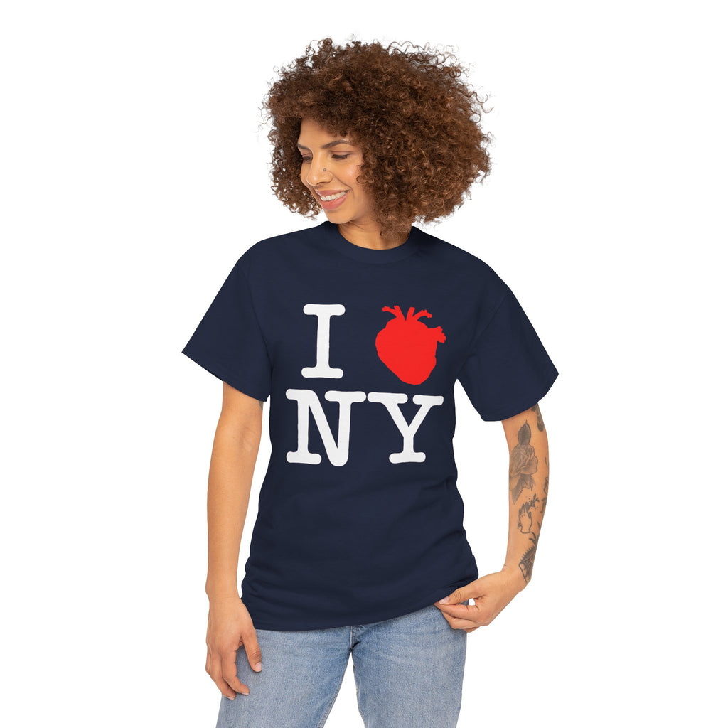 I  NY Anatomical Heart T‑Shirt — NYC Souvenir Tee