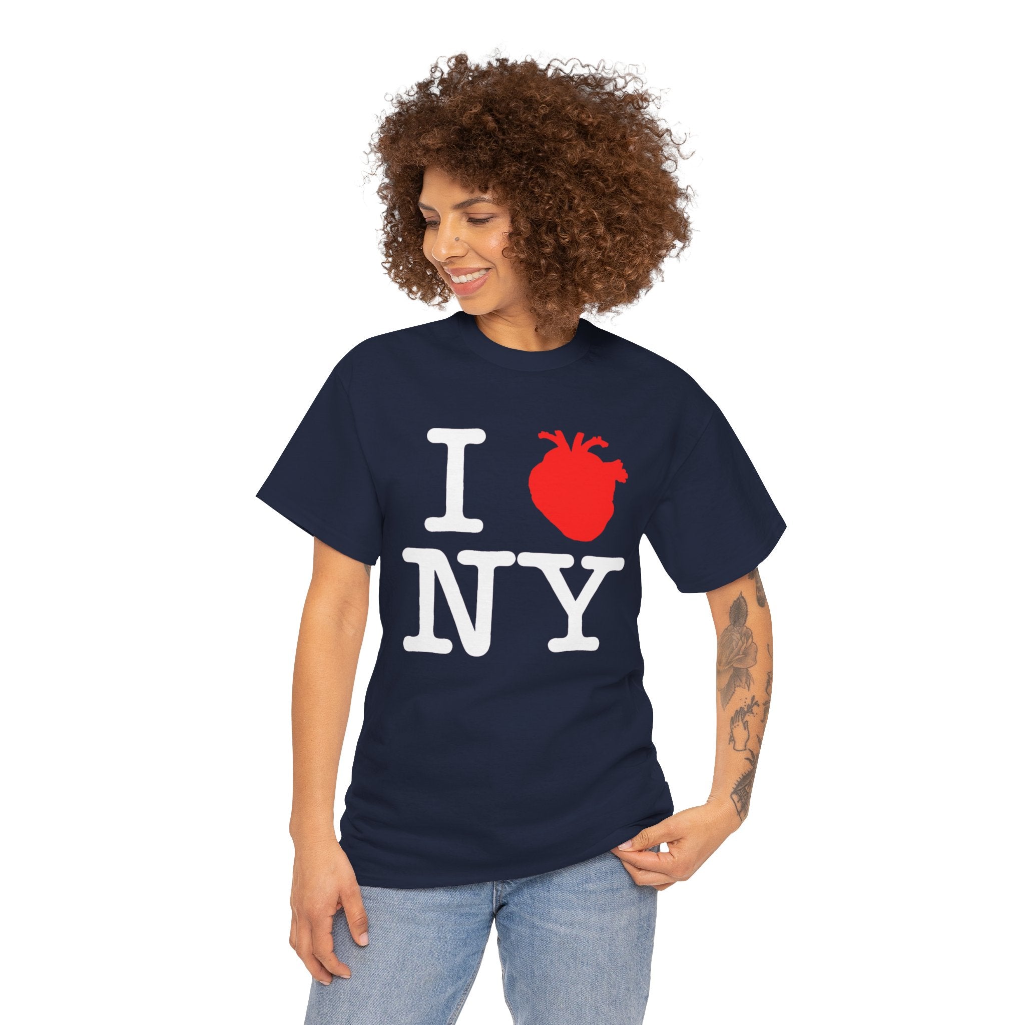 I  NY Anatomical Heart T‑Shirt — NYC Souvenir Tee