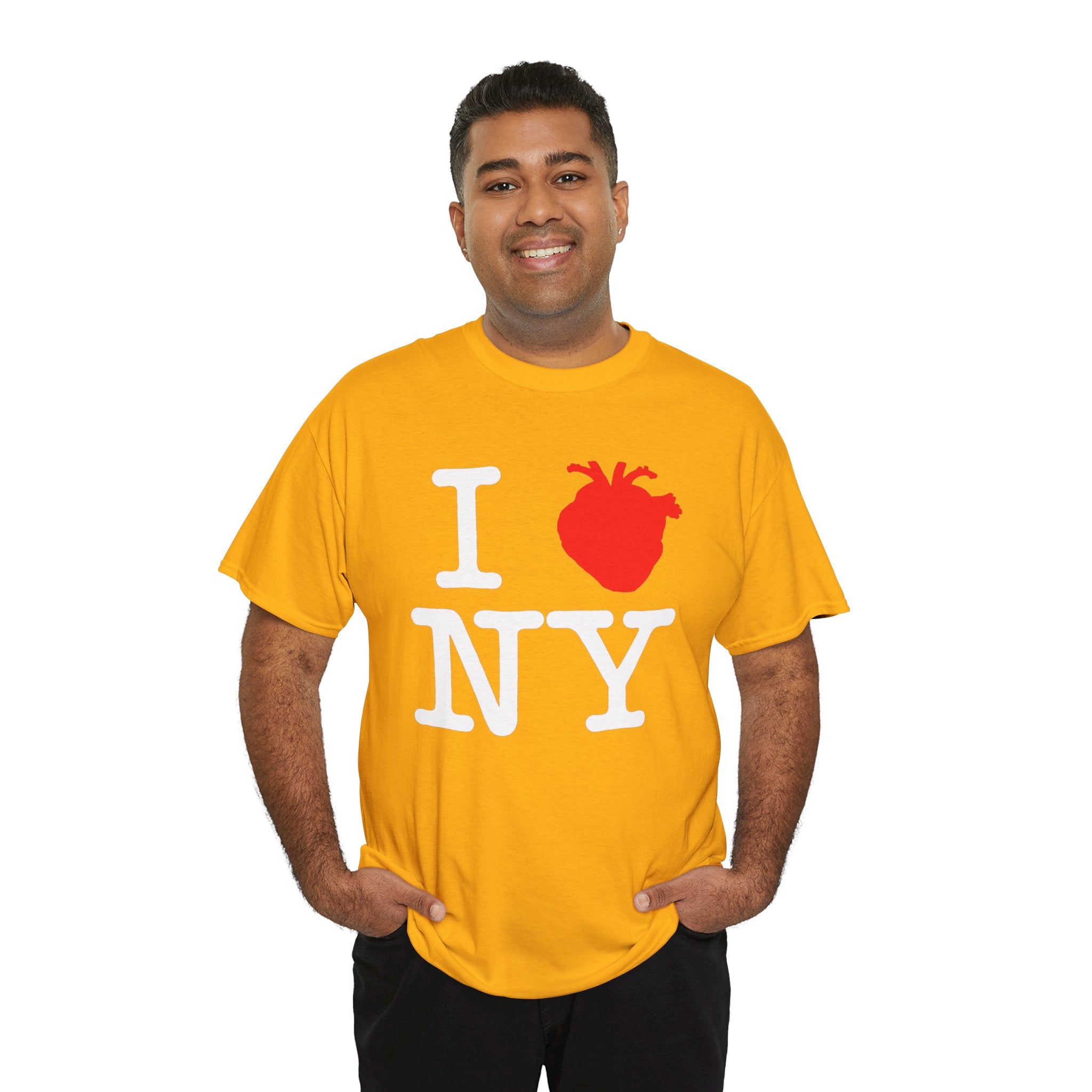 I  NY Anatomical Heart T‑Shirt — NYC Souvenir Tee