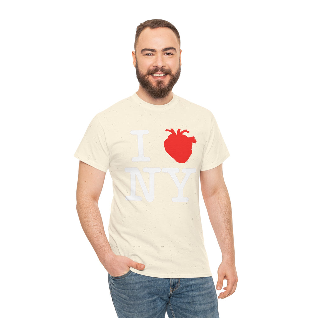 I  NY Anatomical Heart T‑Shirt — NYC Souvenir Tee