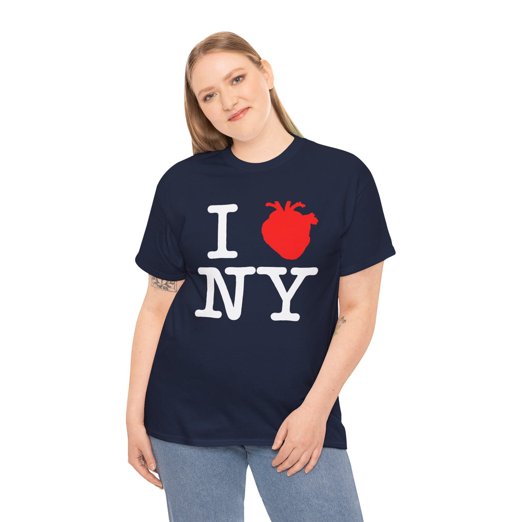 I  NY Anatomical Heart T‑Shirt — NYC Souvenir Tee
