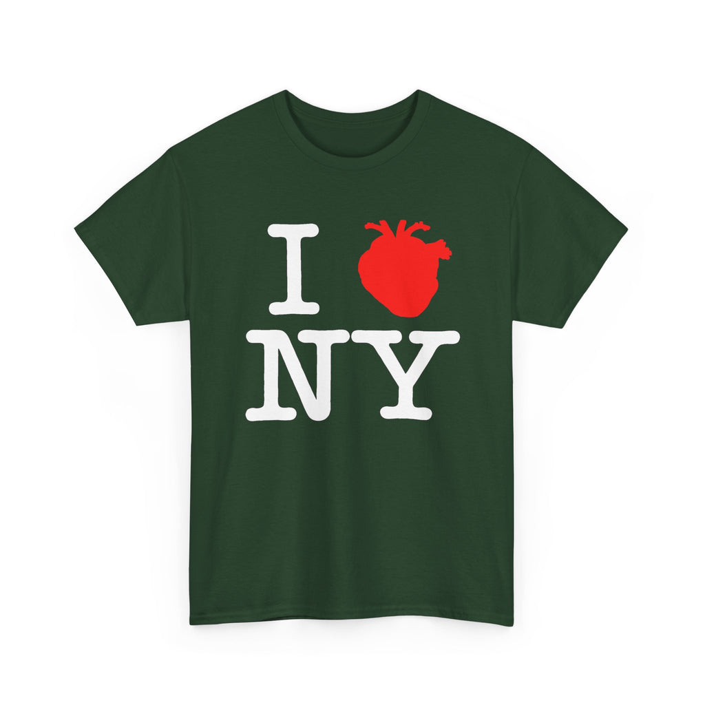 I  NY Anatomical Heart T‑Shirt — NYC Souvenir Tee