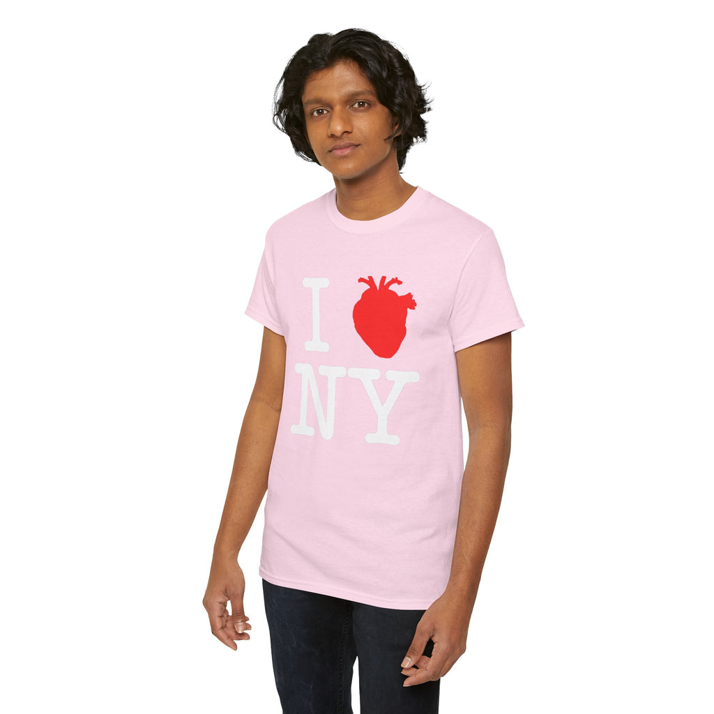 I  NY Anatomical Heart T‑Shirt — NYC Souvenir Tee