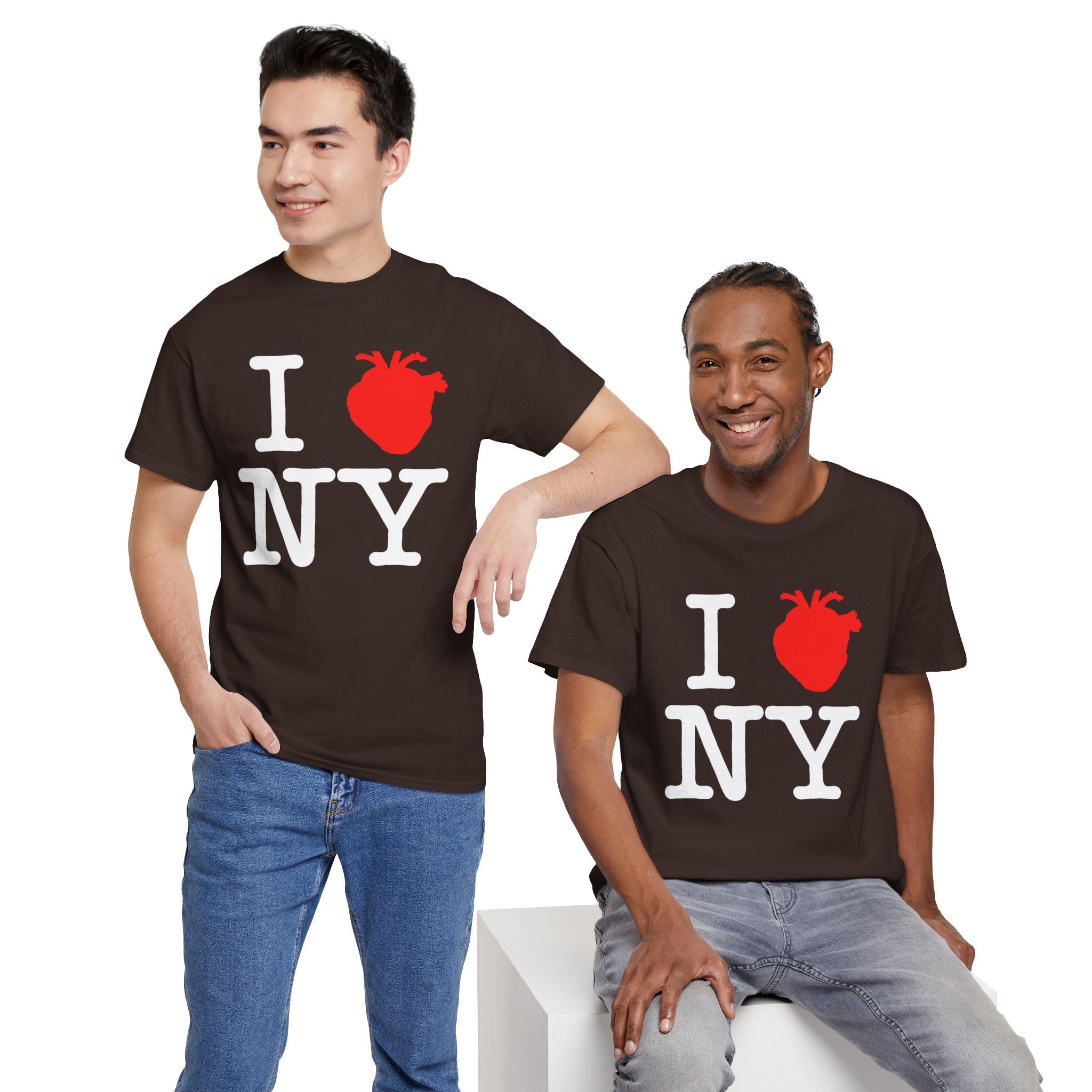 I  NY Anatomical Heart T‑Shirt — NYC Souvenir Tee