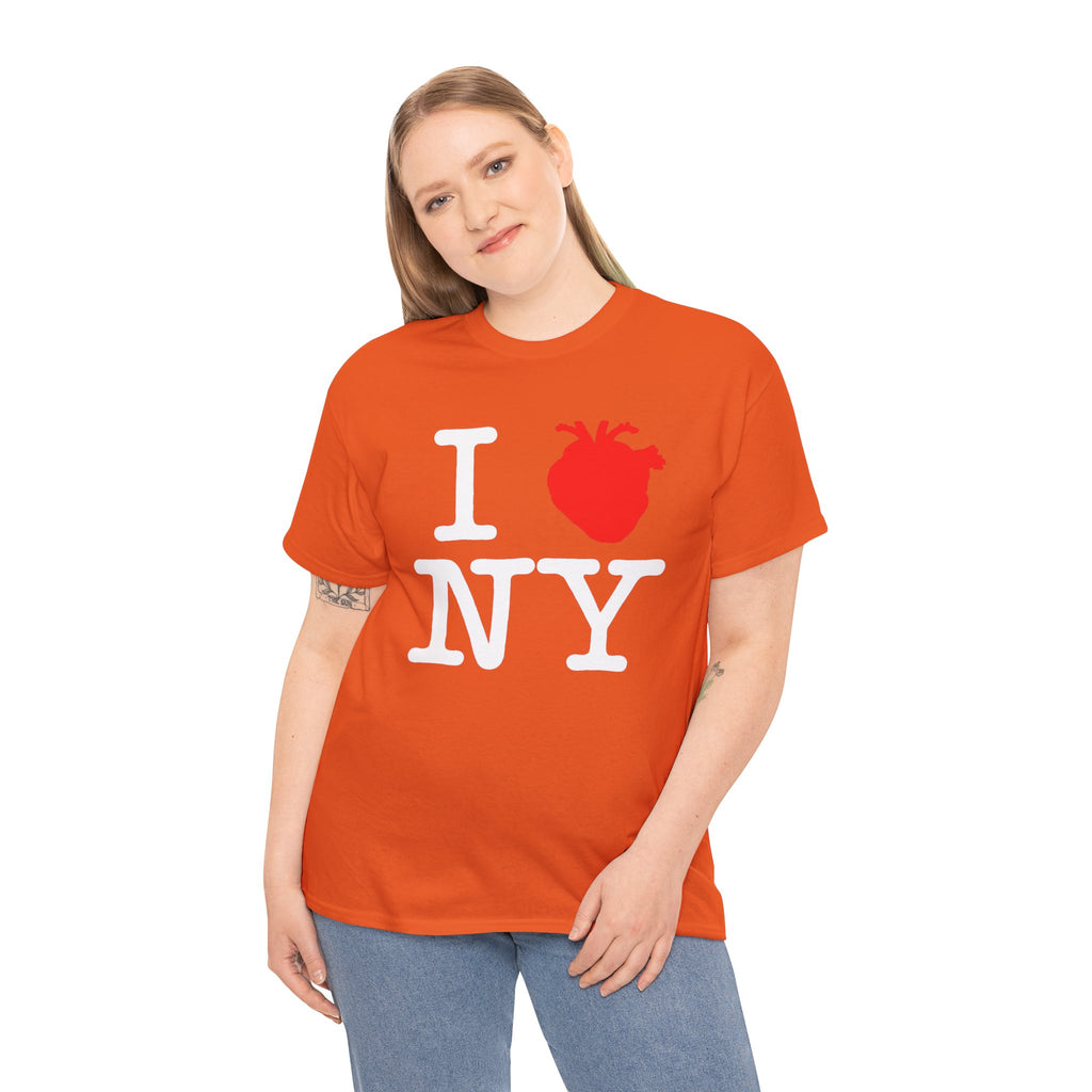 I  NY Anatomical Heart T‑Shirt — NYC Souvenir Tee