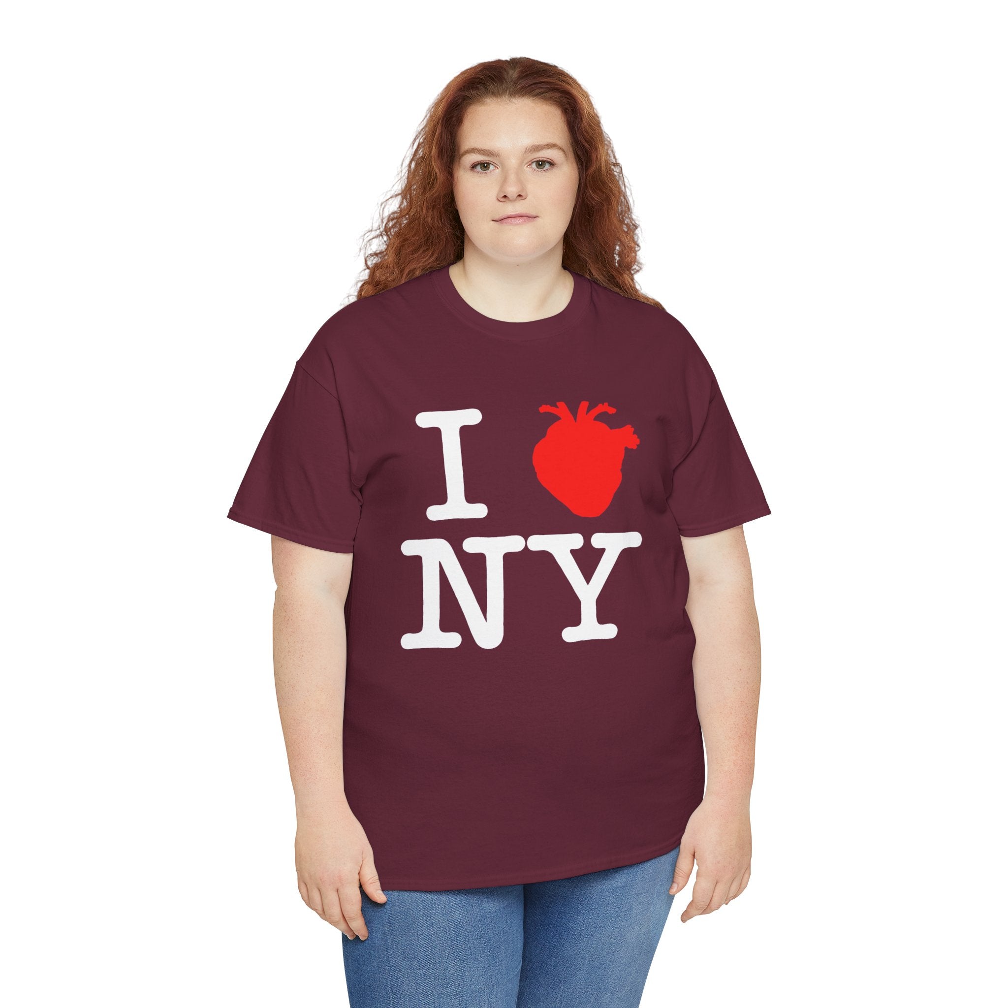 I  NY Anatomical Heart T‑Shirt — NYC Souvenir Tee