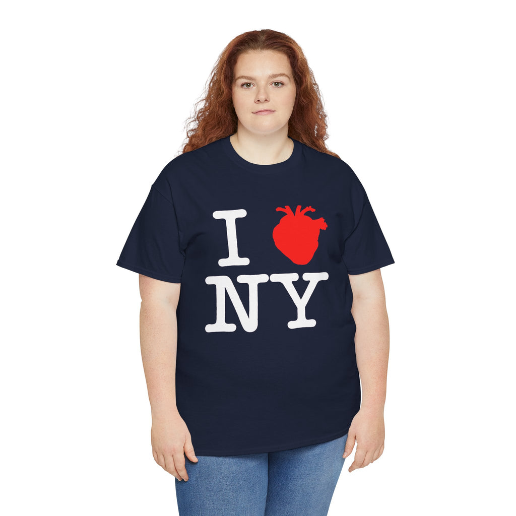 I  NY Anatomical Heart T‑Shirt — NYC Souvenir Tee