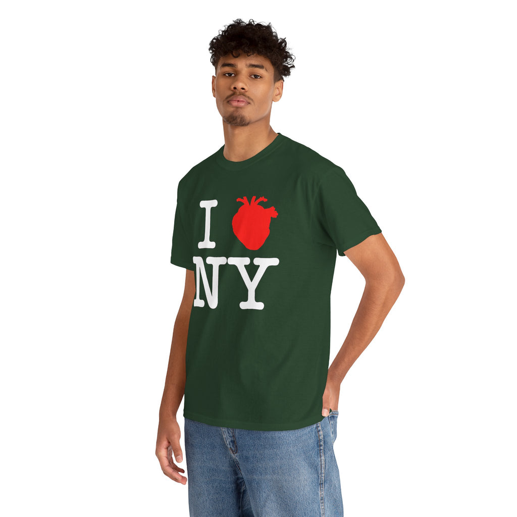 I  NY Anatomical Heart T‑Shirt — NYC Souvenir Tee