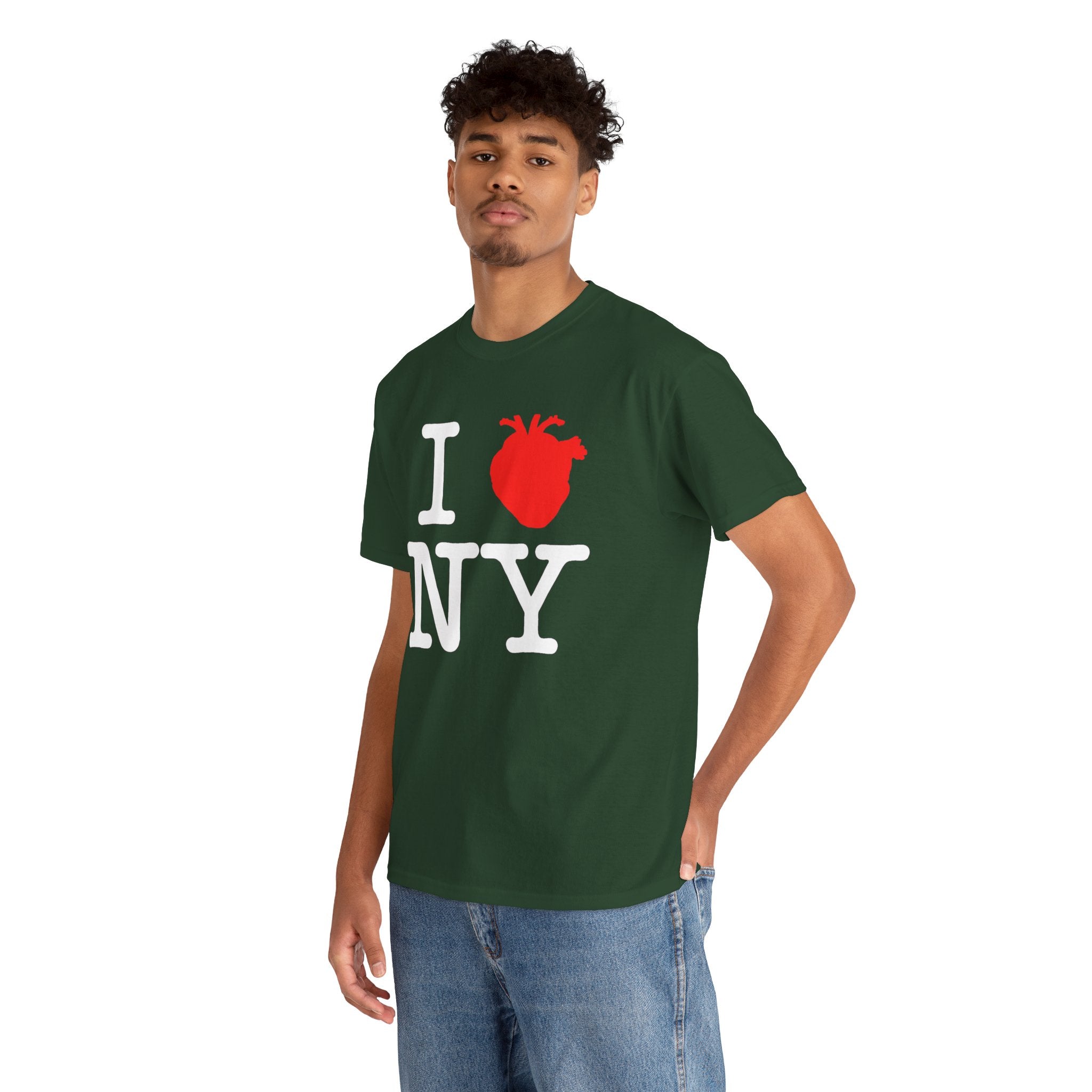 I  NY Anatomical Heart T‑Shirt — NYC Souvenir Tee