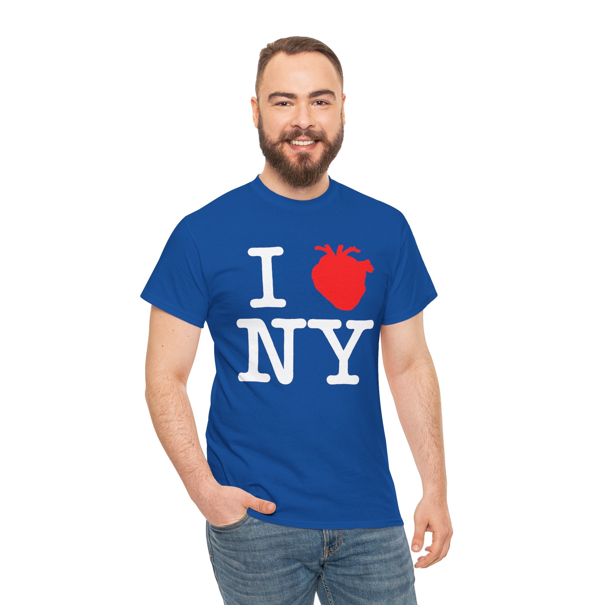 I  NY Anatomical Heart T‑Shirt — NYC Souvenir Tee