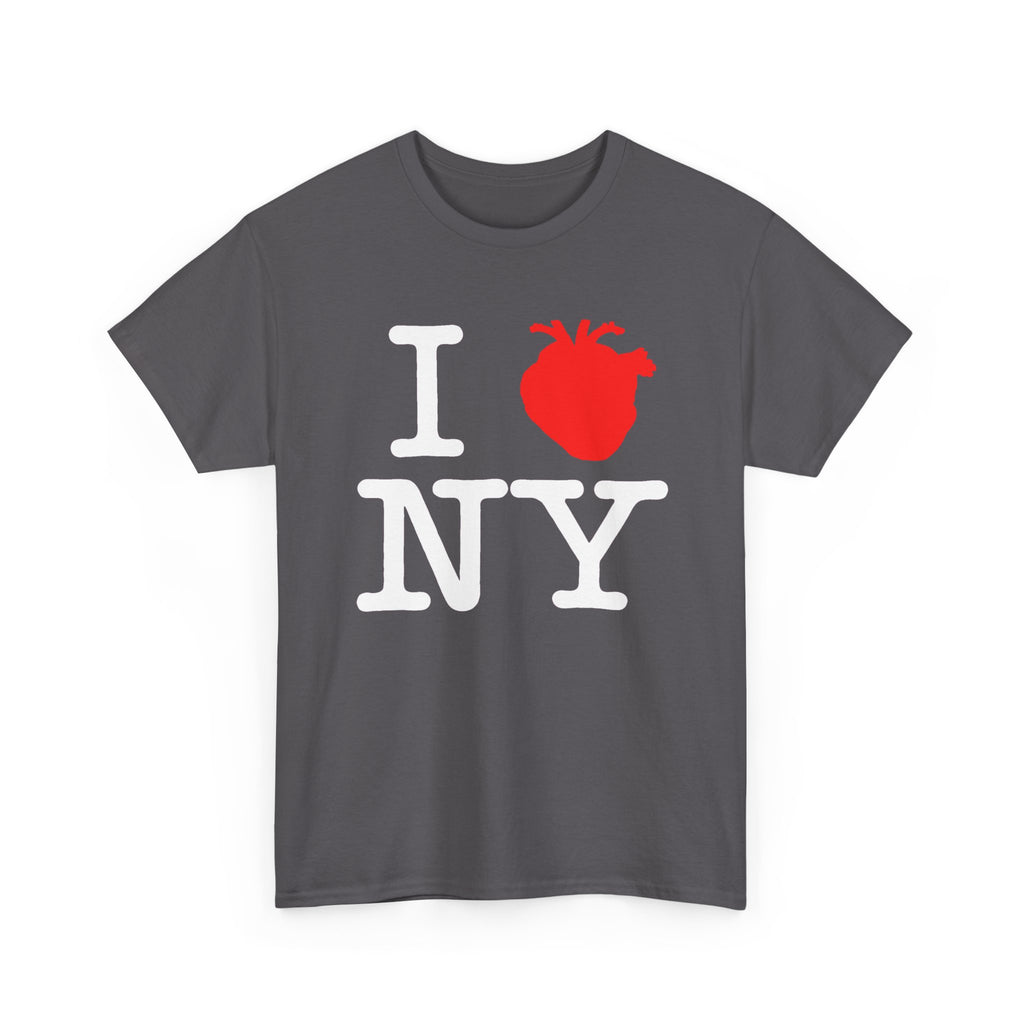 I  NY Anatomical Heart T‑Shirt — NYC Souvenir Tee