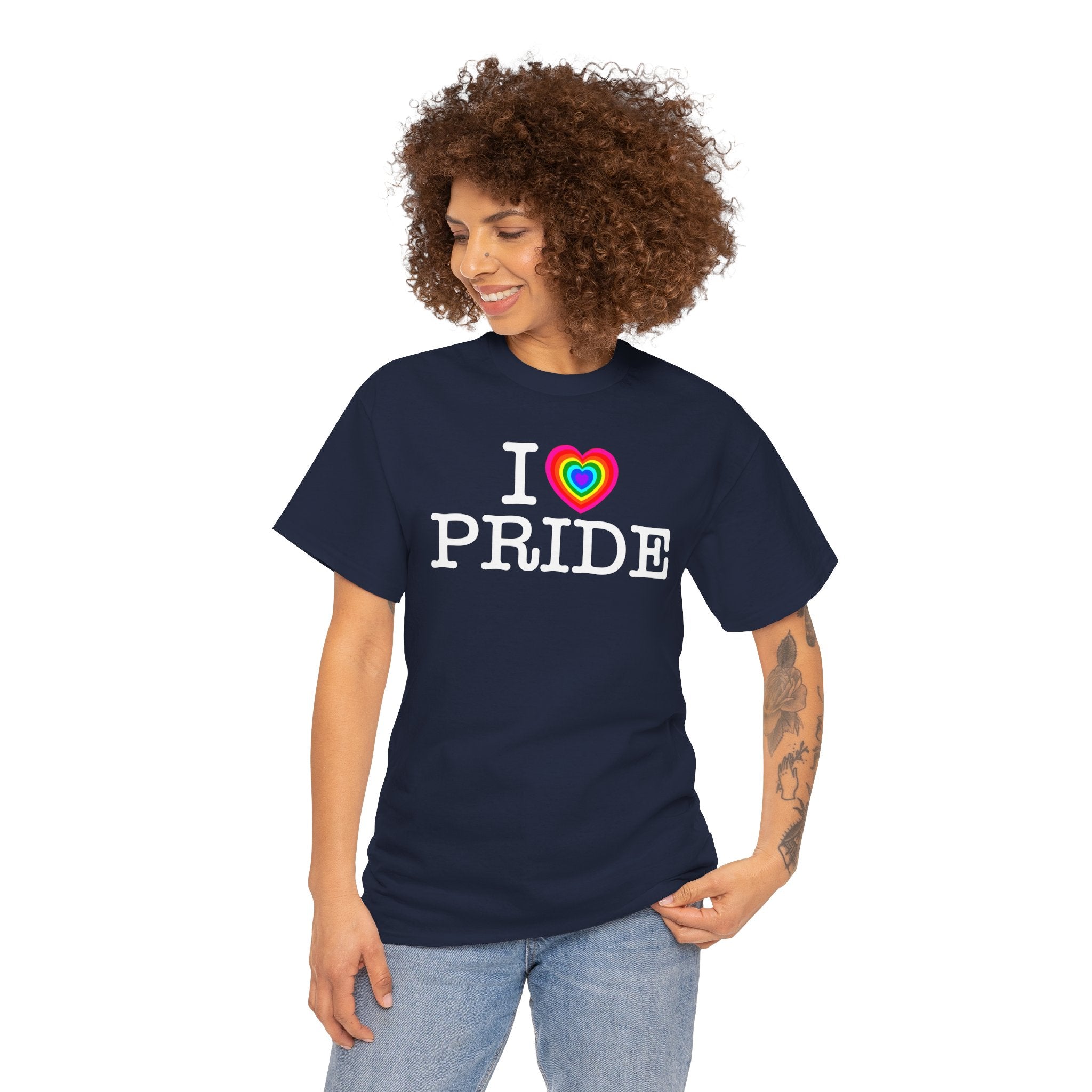 I Heart PRIDE Rainbow Heart — Classic I LOVE New York NY T-Shirt
