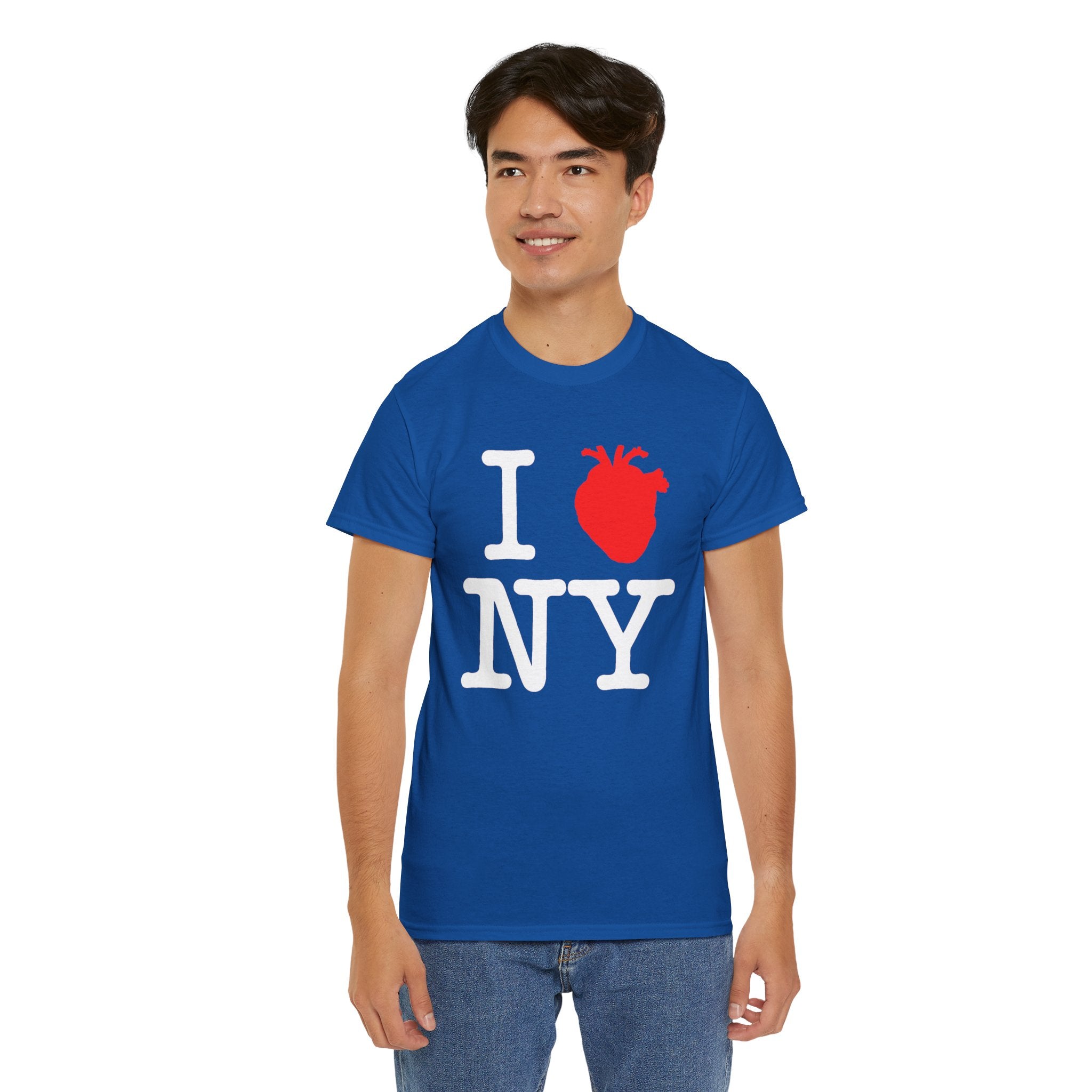I  NY Anatomical Heart T‑Shirt — NYC Souvenir Tee
