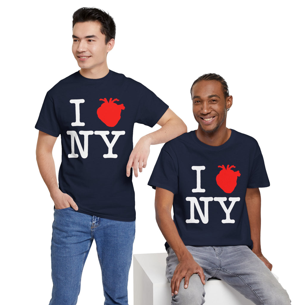 I  NY Anatomical Heart T‑Shirt — NYC Souvenir Tee