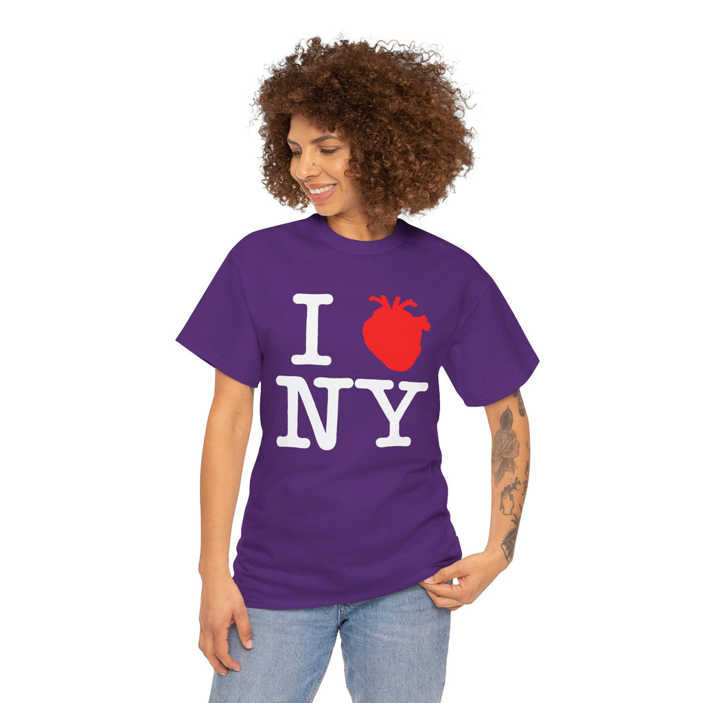 I  NY Anatomical Heart T‑Shirt — NYC Souvenir Tee