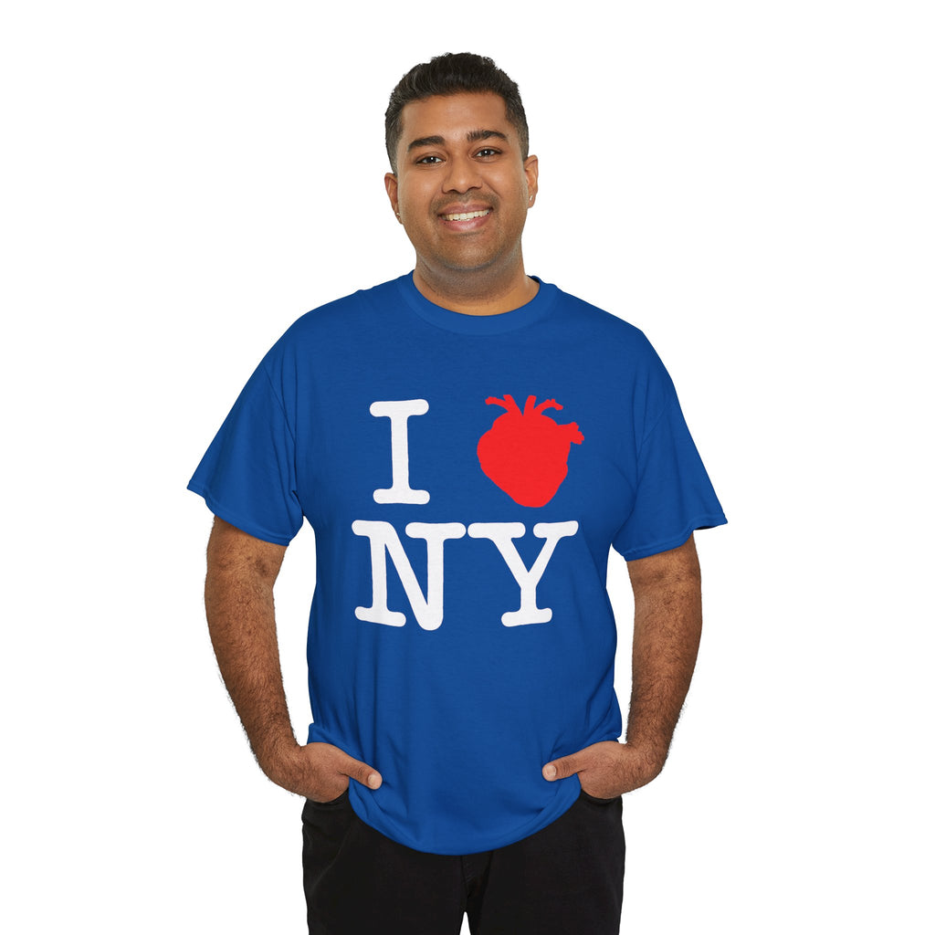 I  NY Anatomical Heart T‑Shirt — NYC Souvenir Tee