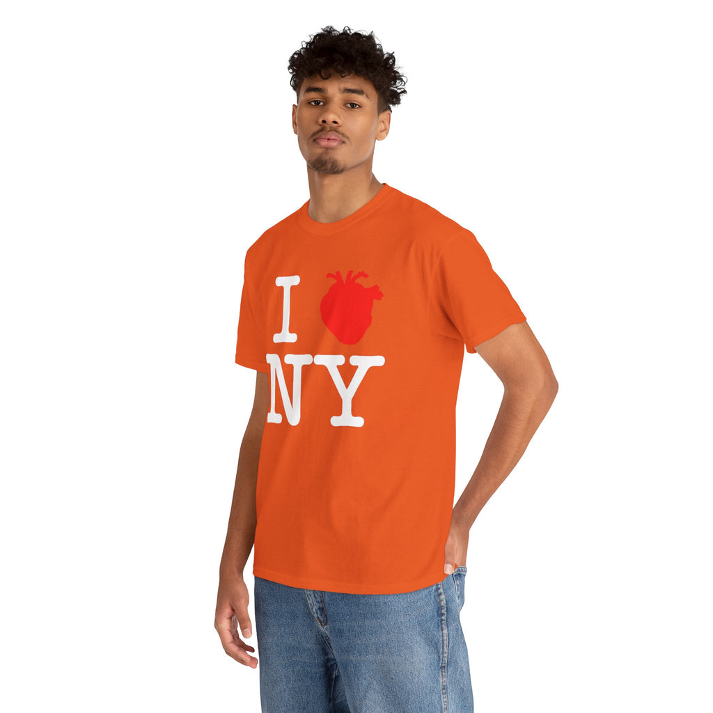 I  NY Anatomical Heart T‑Shirt — NYC Souvenir Tee
