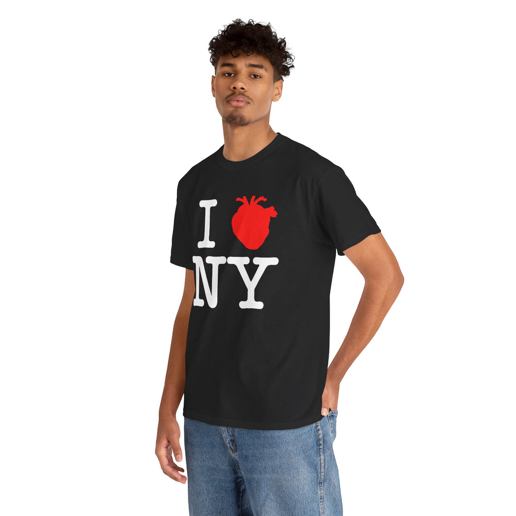 I  NY Anatomical Heart T‑Shirt — NYC Souvenir Tee
