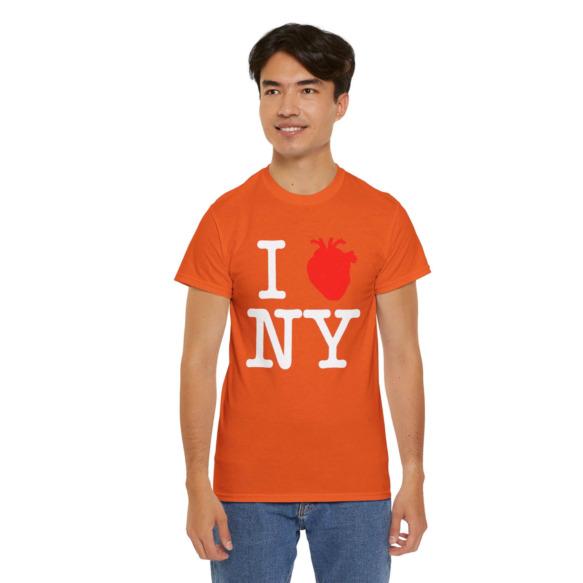 I  NY Anatomical Heart T‑Shirt — NYC Souvenir Tee