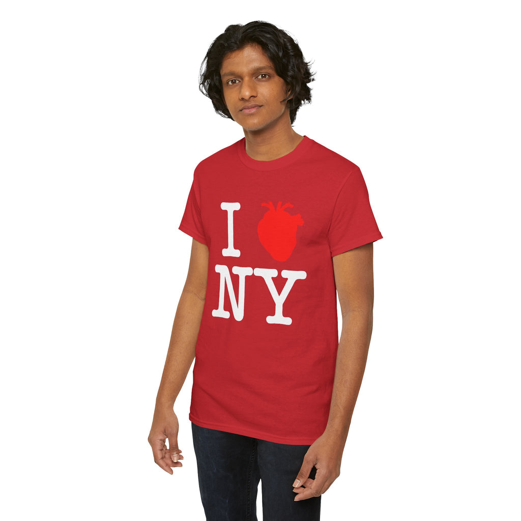 I  NY Anatomical Heart T‑Shirt — NYC Souvenir Tee
