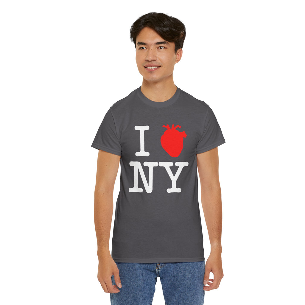 I  NY Anatomical Heart T‑Shirt — NYC Souvenir Tee