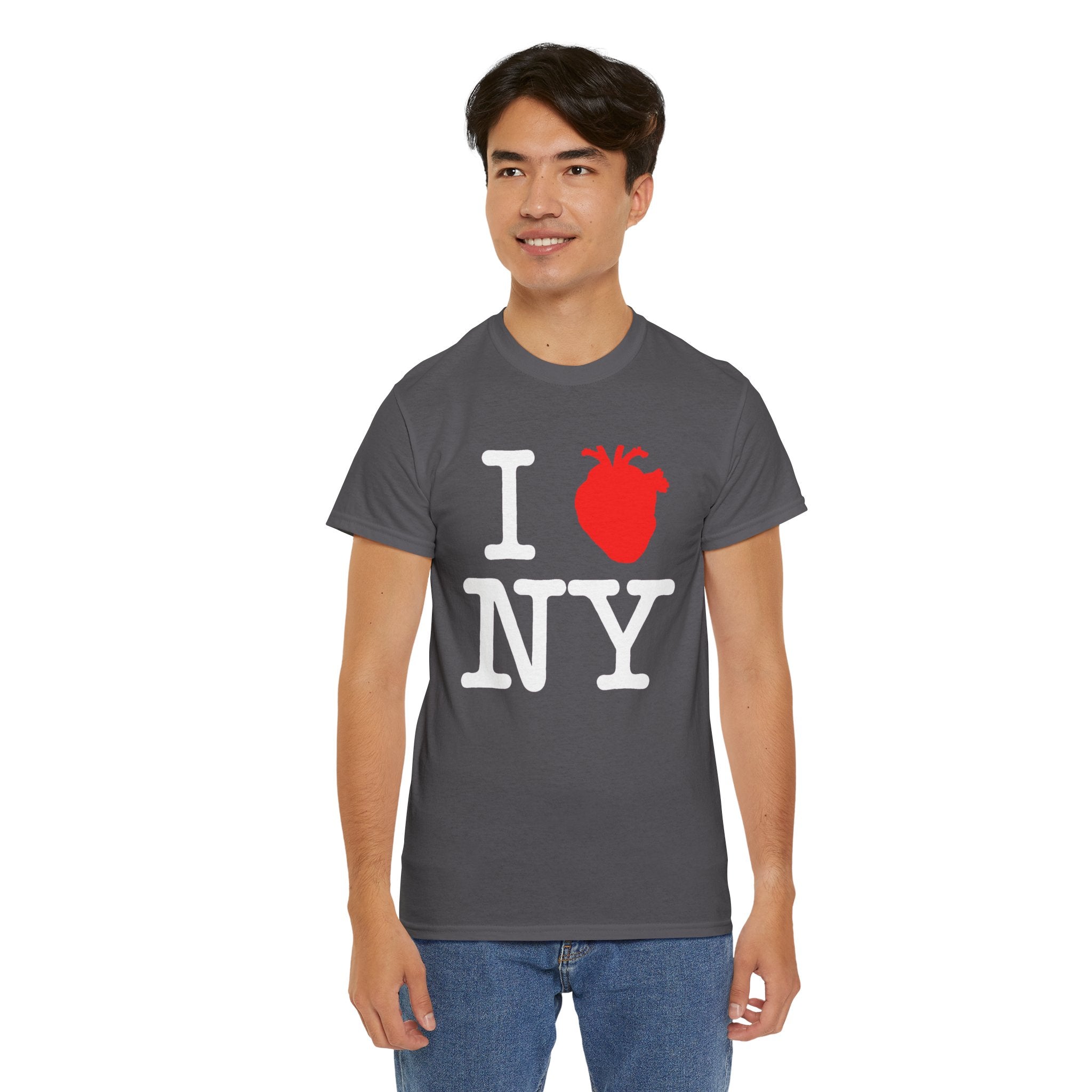I  NY Anatomical Heart T‑Shirt — NYC Souvenir Tee