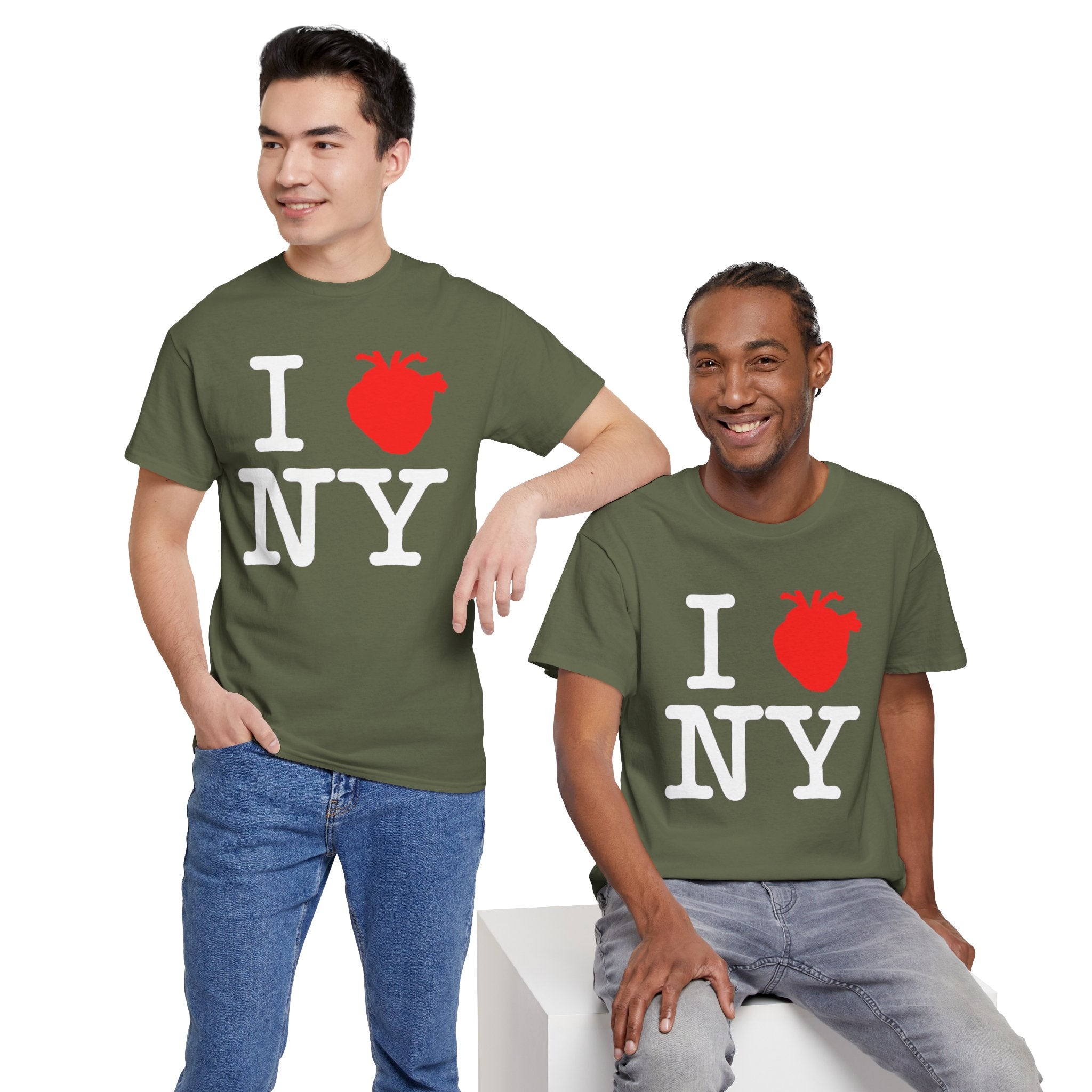 I  NY Anatomical Heart T‑Shirt — NYC Souvenir Tee