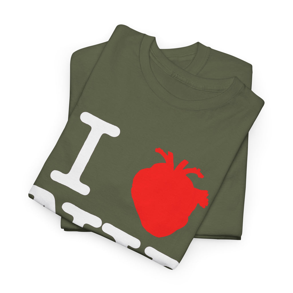 I  NY Anatomical Heart T‑Shirt — NYC Souvenir Tee