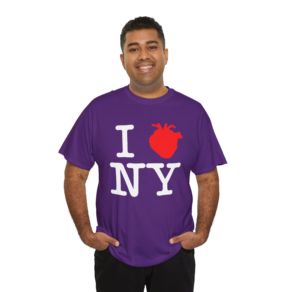 I  NY Anatomical Heart T‑Shirt — NYC Souvenir Tee