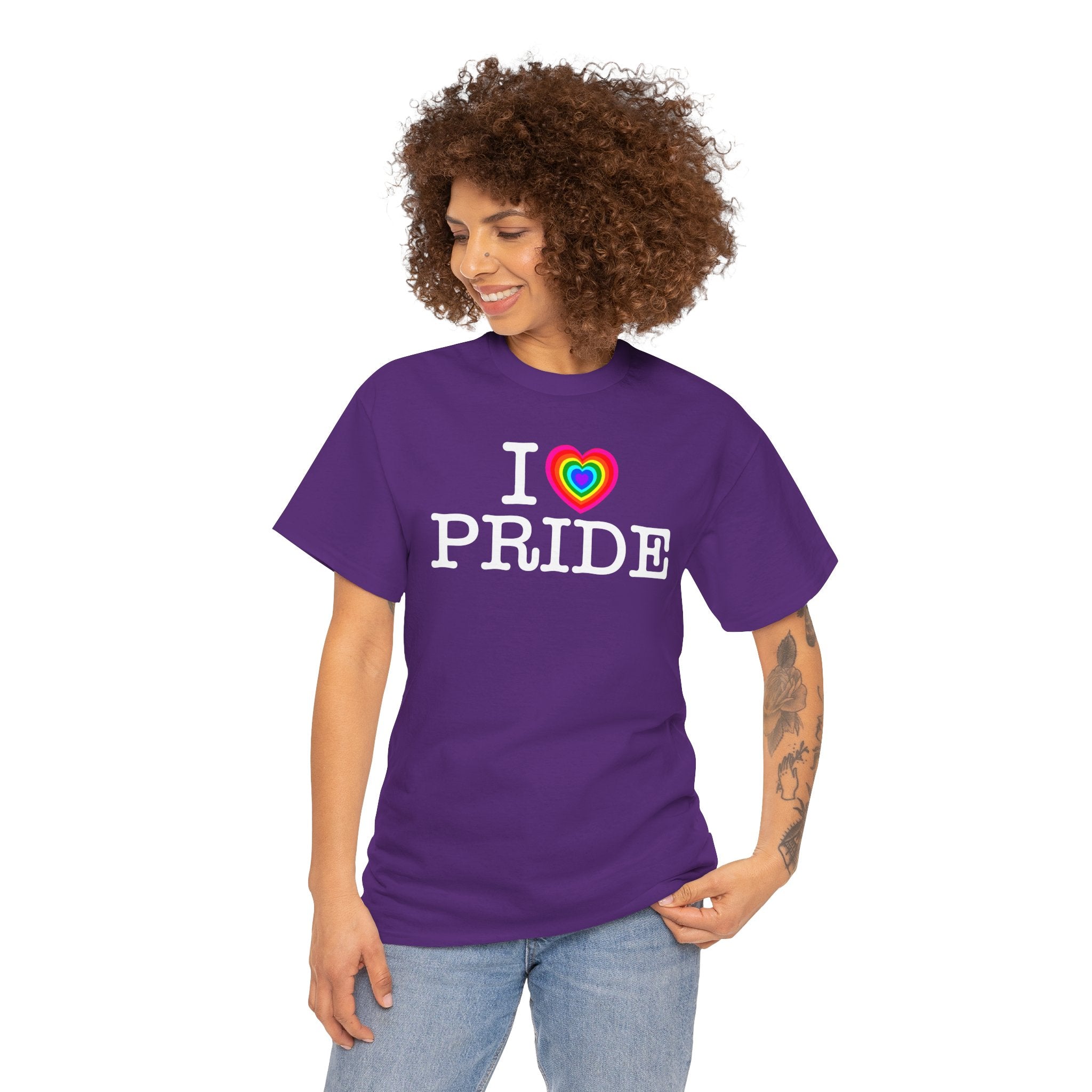 I Heart PRIDE Rainbow Heart — Classic I LOVE New York NY T-Shirt