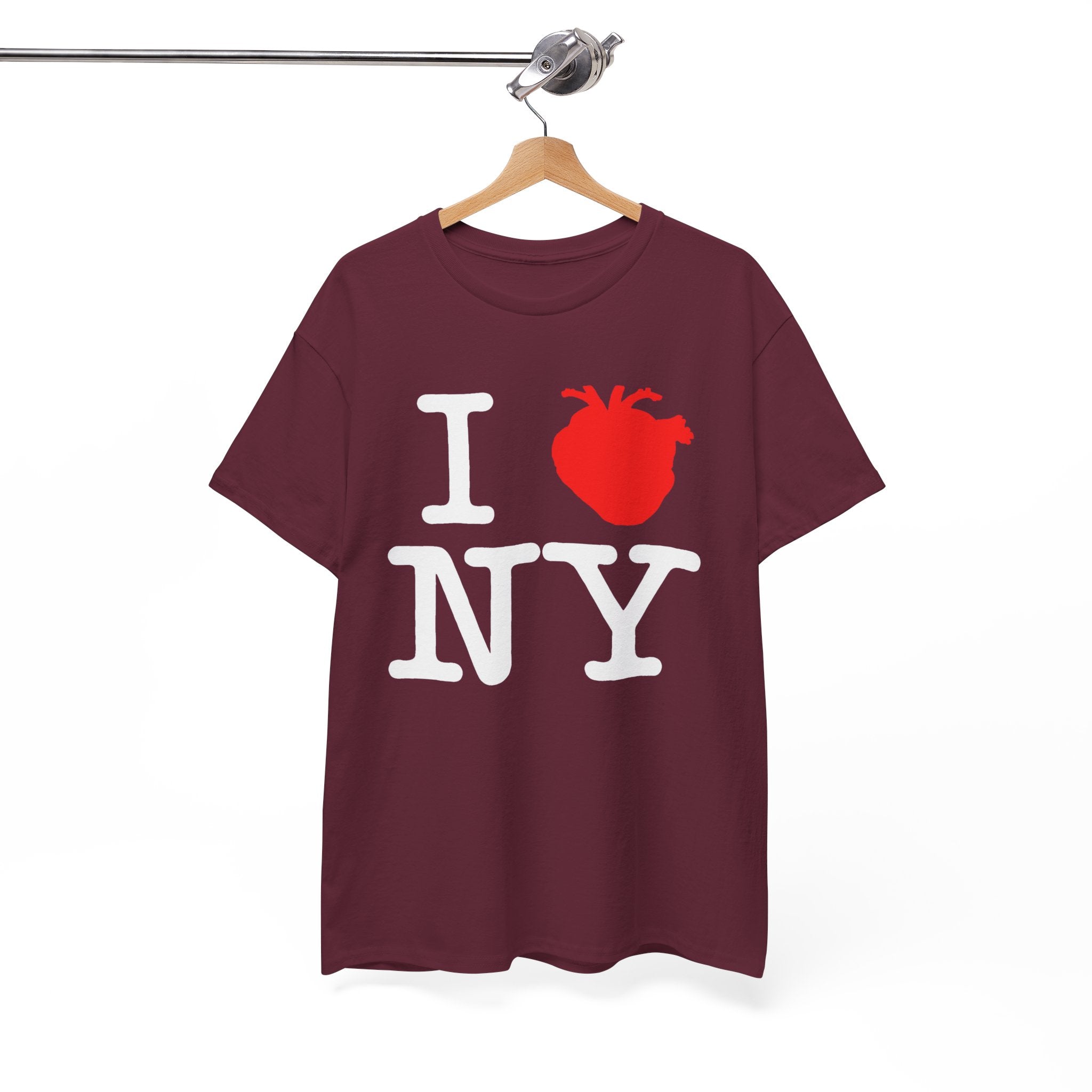 I  NY Anatomical Heart T‑Shirt — NYC Souvenir Tee