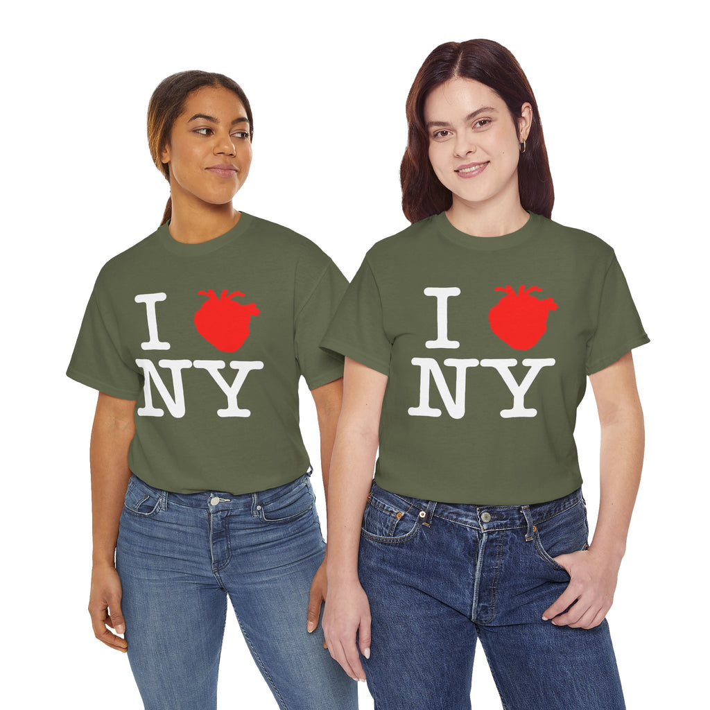 I  NY Anatomical Heart T‑Shirt — NYC Souvenir Tee