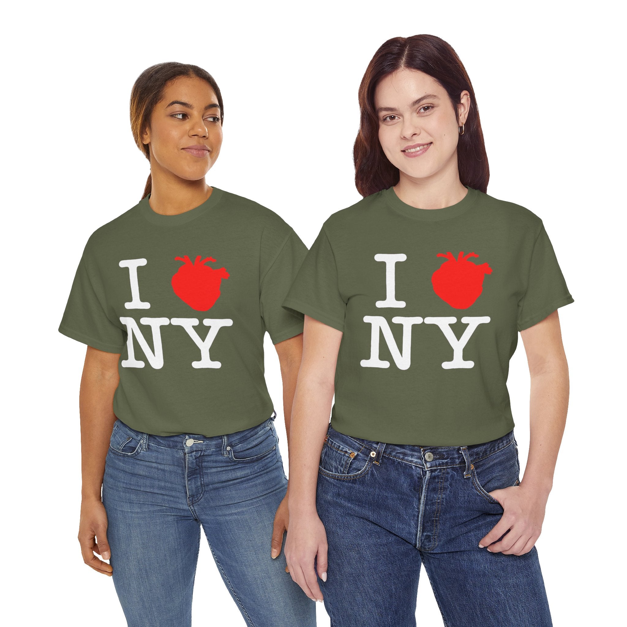 I  NY Anatomical Heart T‑Shirt — NYC Souvenir Tee