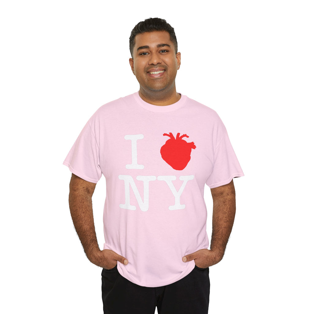 I  NY Anatomical Heart T‑Shirt — NYC Souvenir Tee