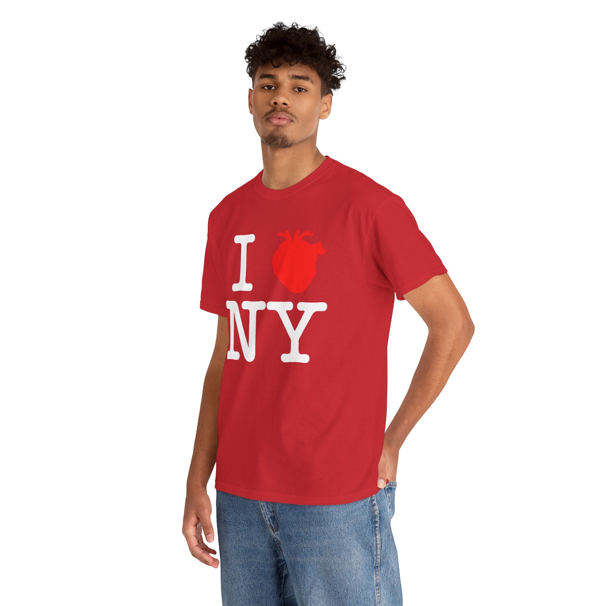 I  NY Anatomical Heart T‑Shirt — NYC Souvenir Tee