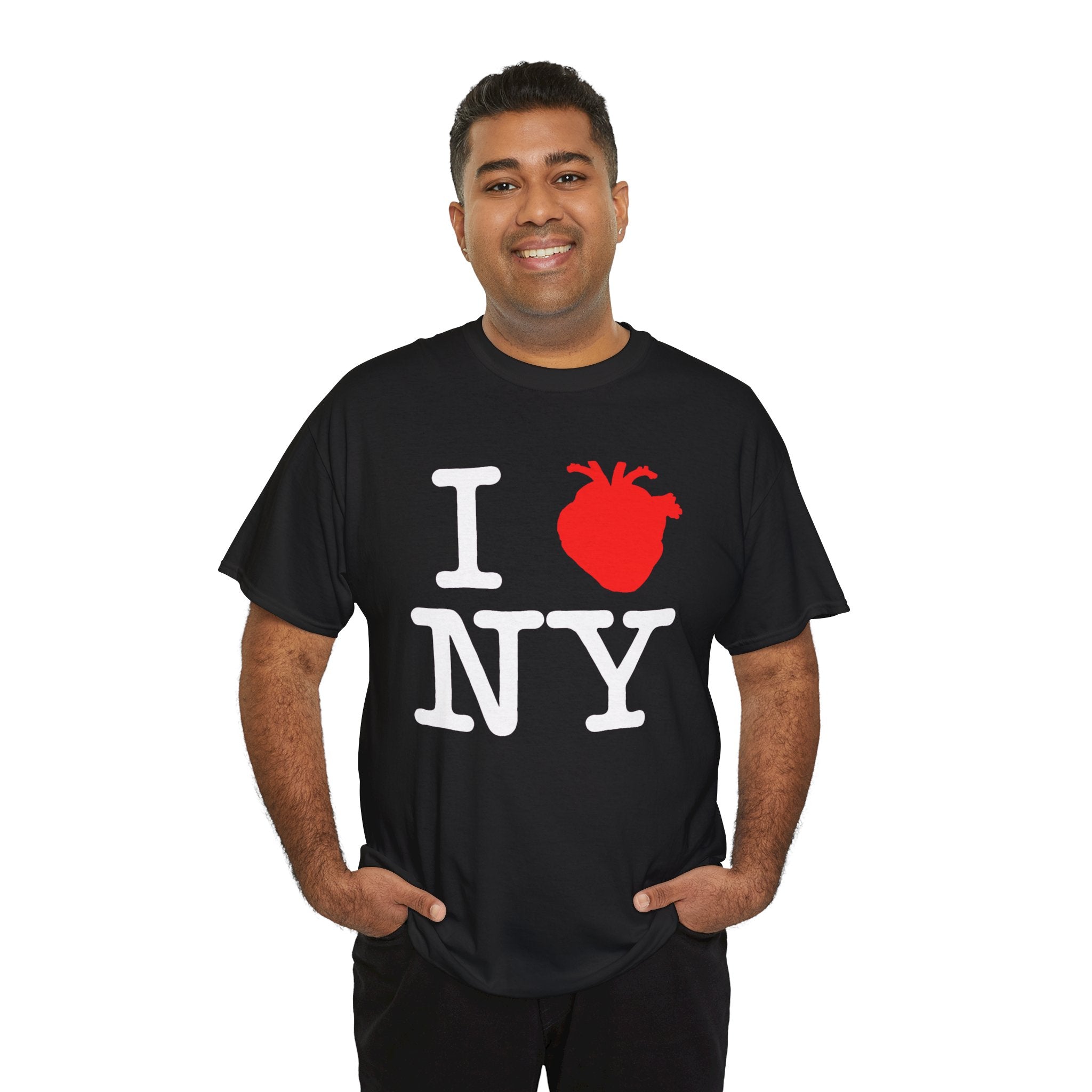 I  NY Anatomical Heart T‑Shirt — NYC Souvenir Tee