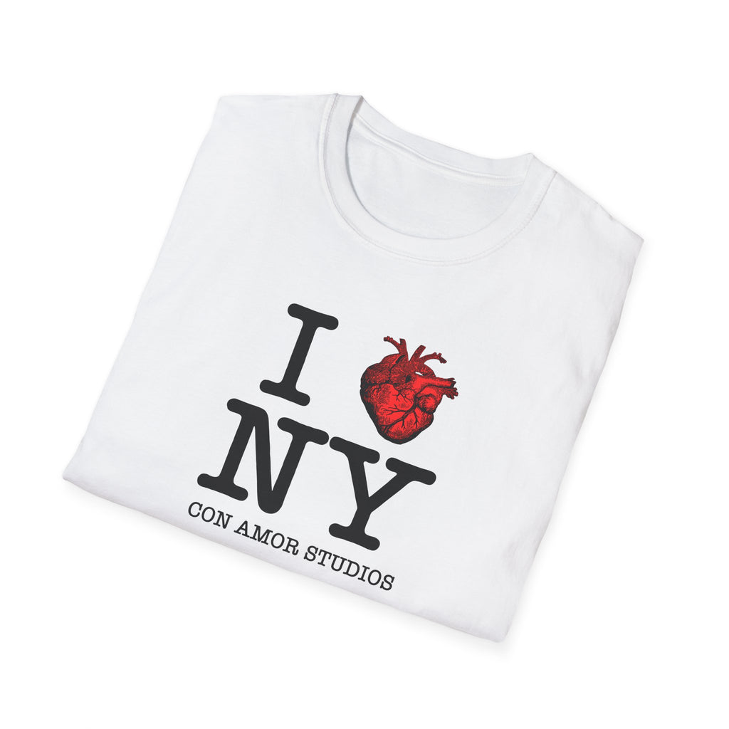 I HEART NY CON AMOR STUDIOS SHIRT