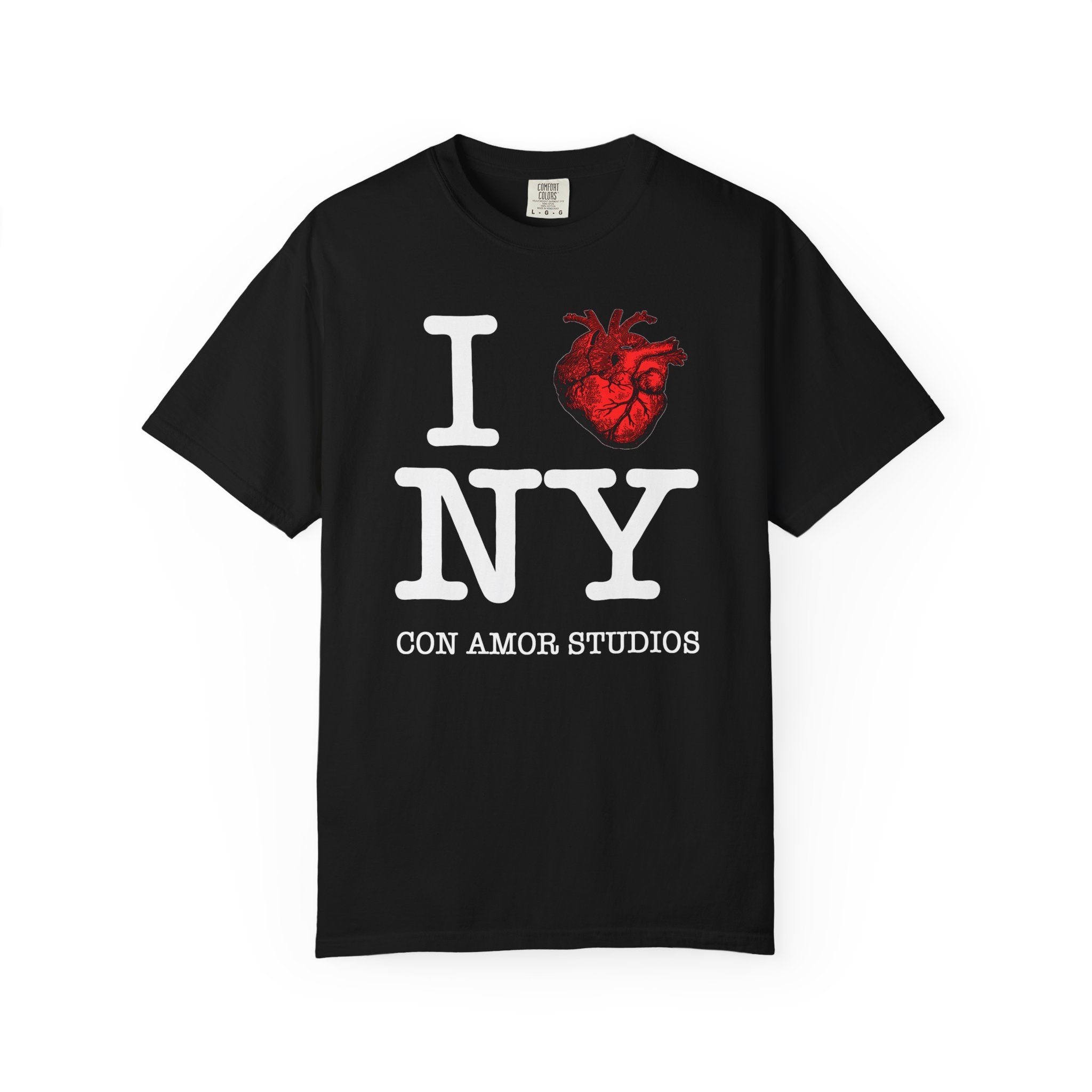 I HEART NY CON AMOR STUDIOS SHIRT