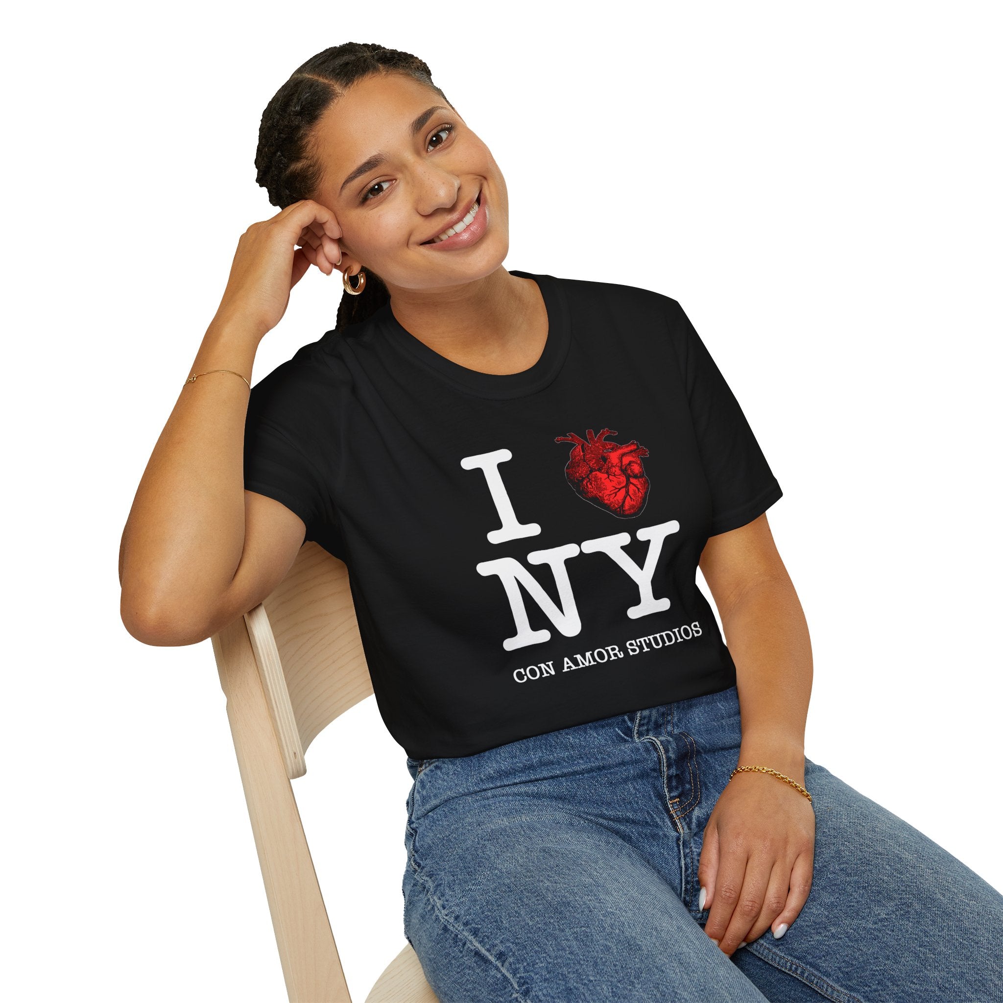 I HEART NY CON AMOR STUDIOS SHIRT